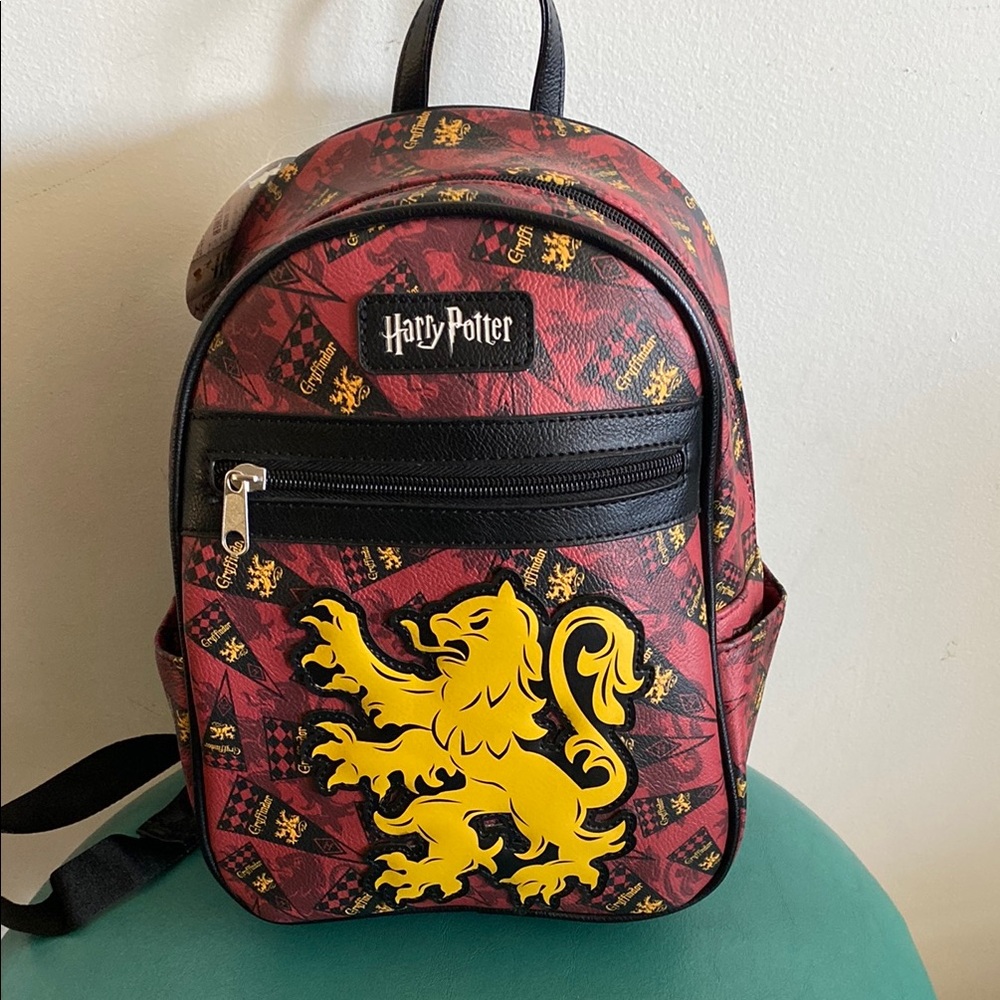 Loungefly Red and Yellow Backpack with Gryffindor Theme